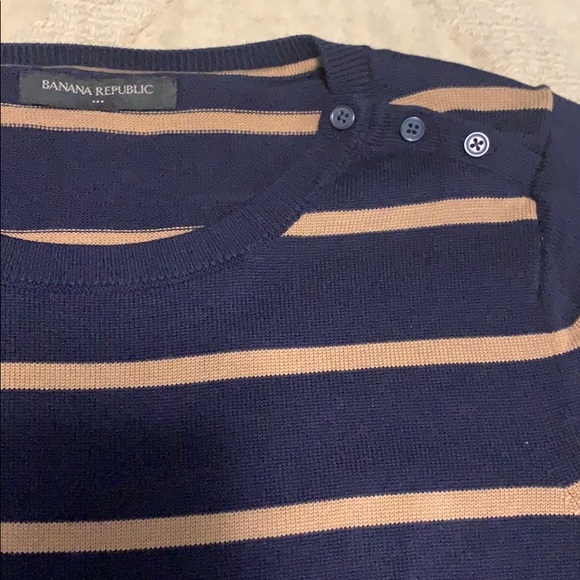 Banana Republic Striped Colorblock Sweater - Picture 2 of 3